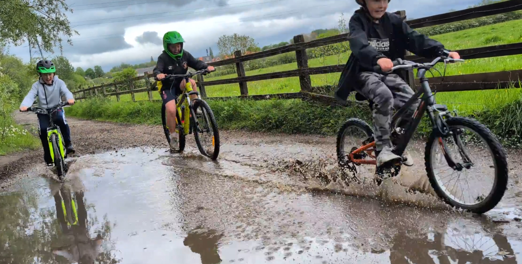 Bike Ride, Adventure, Muddy