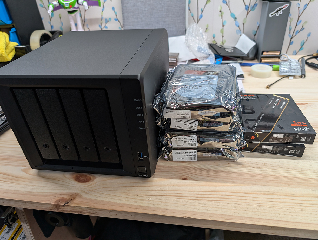 Unassembled NAS